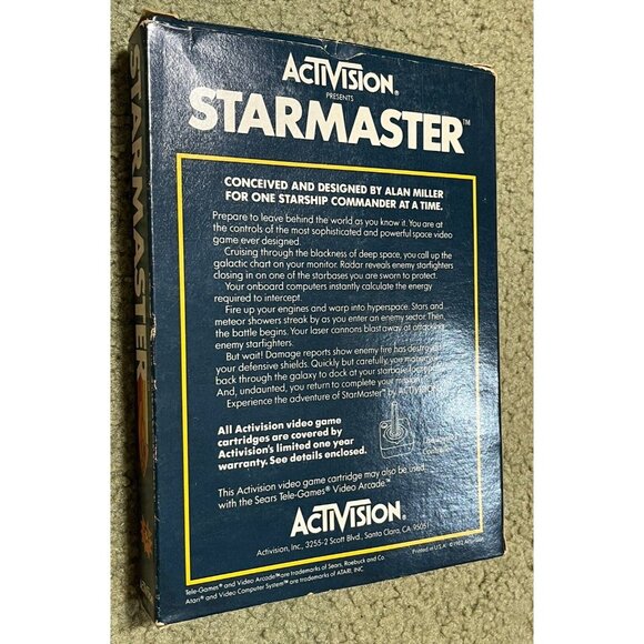 Starmaster (Atari 2600, 1982) In Box SKU 209 Complete! Clean! NRMT! Rare Game! - Picture 3 of 5
